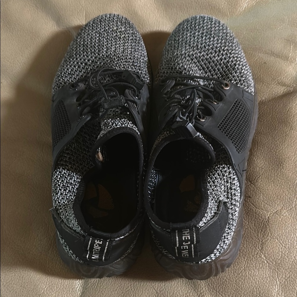 Stylish Black and Gray Steel Toe Shoes Safety Shoe
